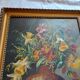 Oil on canvas, bouquet of flowers signed Foncier