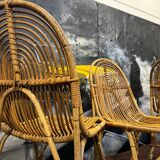 Vintage rattan chairs