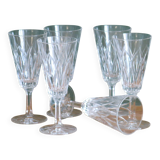 6 VMC champagne flutes in very good condition