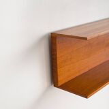 Mid-Century Shelf or Wall Unit in Teak by Walter Wirz for Wilhelm Renz, 100