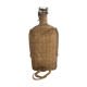 Bouteille en verre et osier