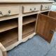 Renovated sideboard in solid oak from the 19th century, 190cm.