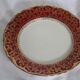 Two dessert plates, Bavarian porcelain garnet and gold