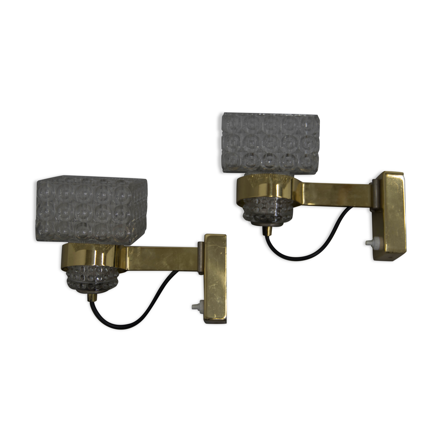 Set of two wall lamps by lidokov, 1970s