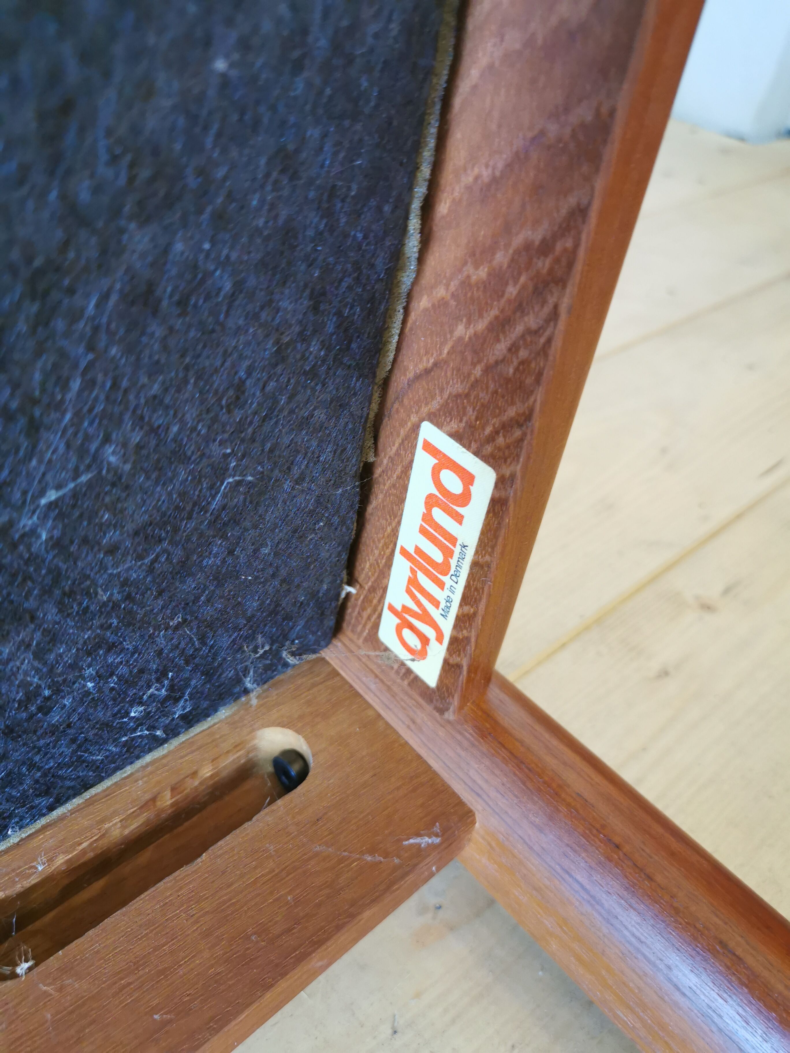 Dyrlund leather sofa from the 60s