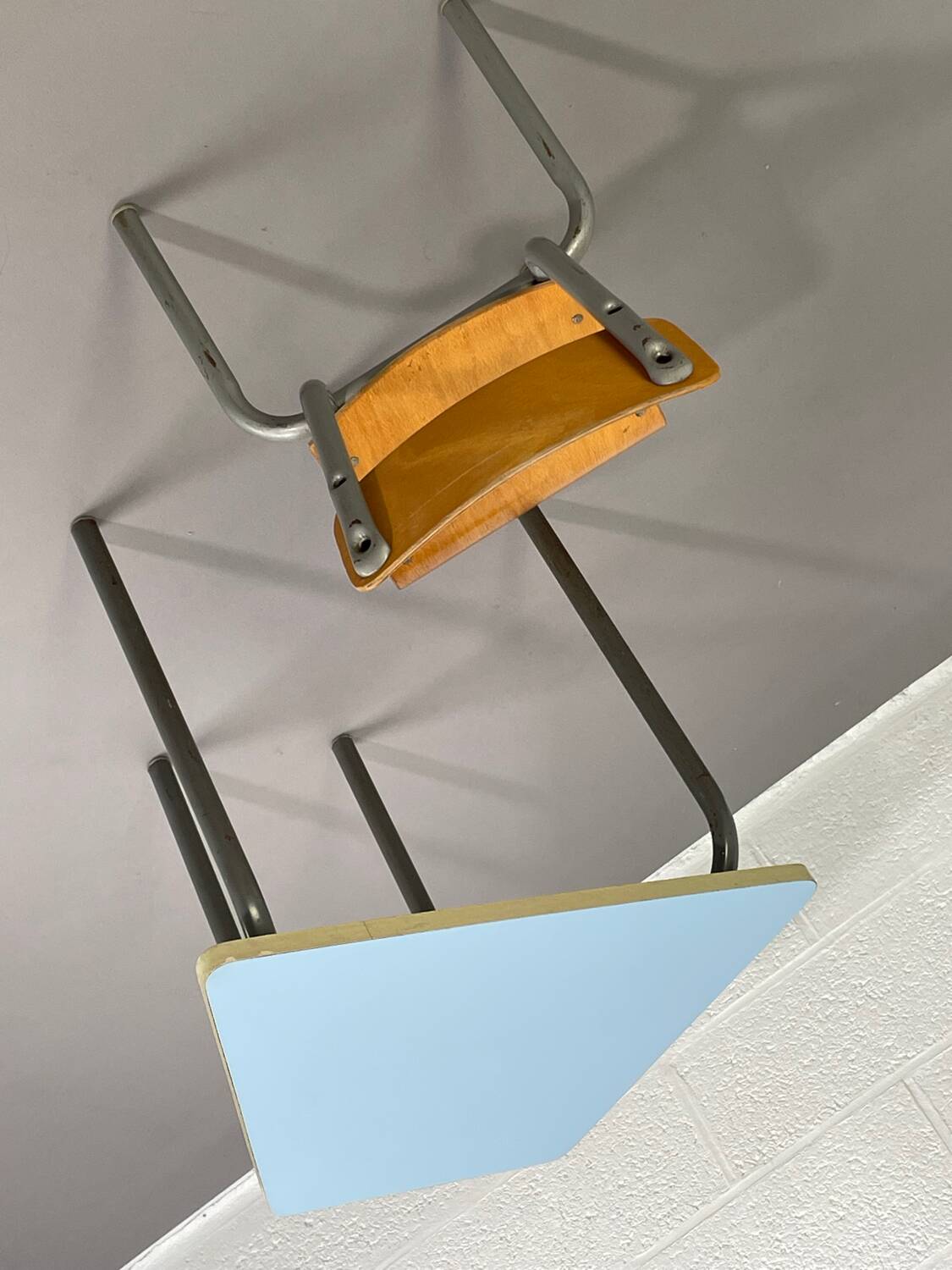 Ensemble bureau et chaise écolier Mullca