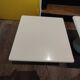 Vintage design nesting tables – lacquered wood & metal