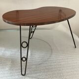 Free-form tripod coffee table from the 50s and 60s
