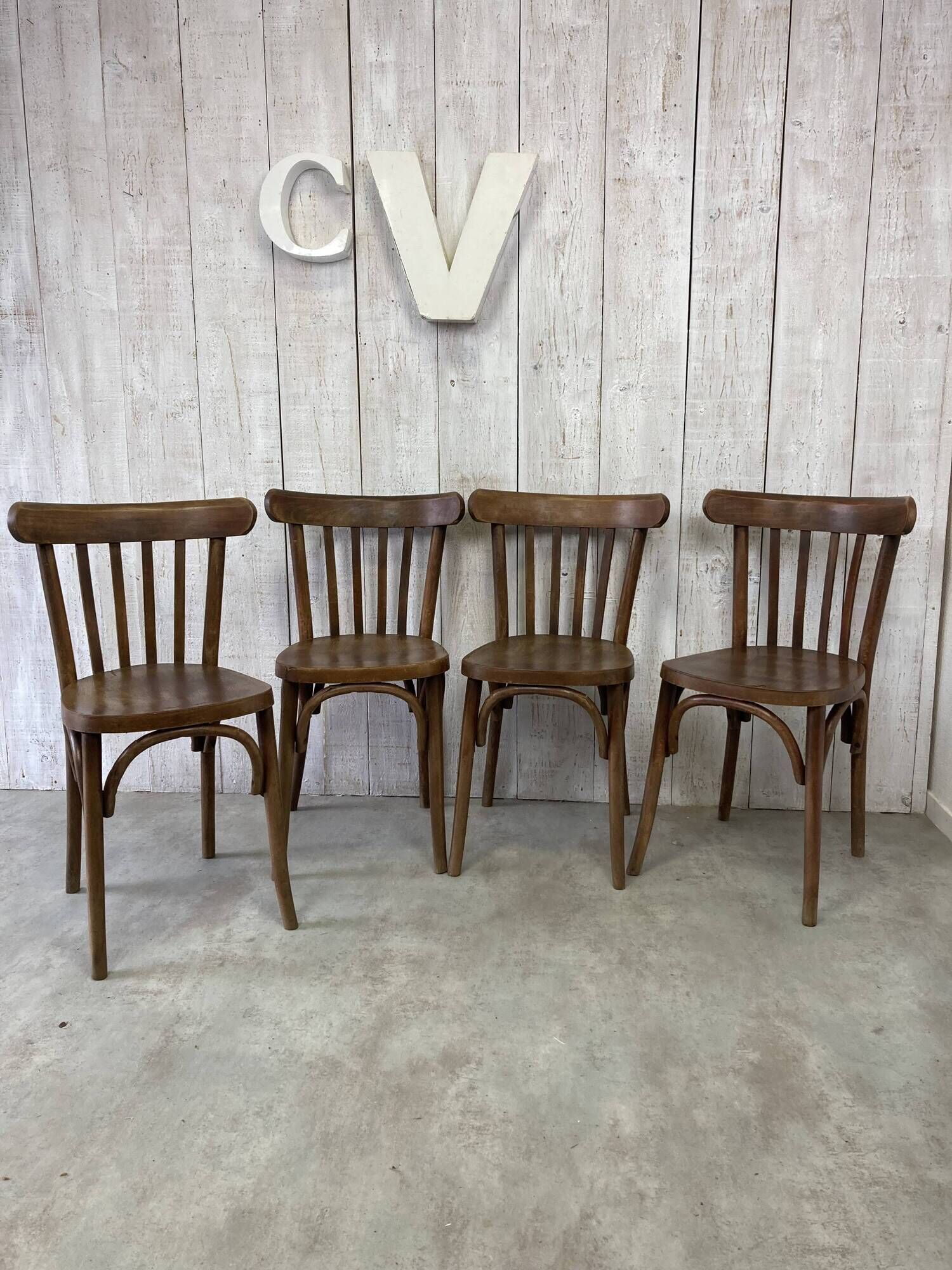Set of 4 bistro chairs