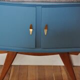 Peacock blue nightstand