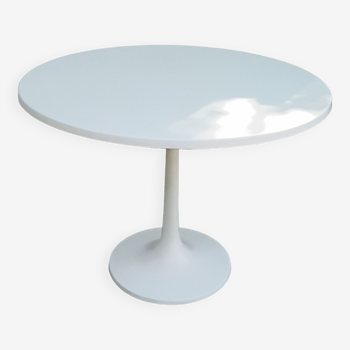 Table ronde vintage blanche