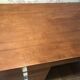 Pierre Paulin CM 223 desk, mahogany and chrome, Thonet edition, 1950