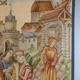 Tapestry "The Medieval City" Aubusson
