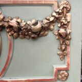 Old trumeau mirror
