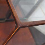 Mahogany counter window late nineteenth century