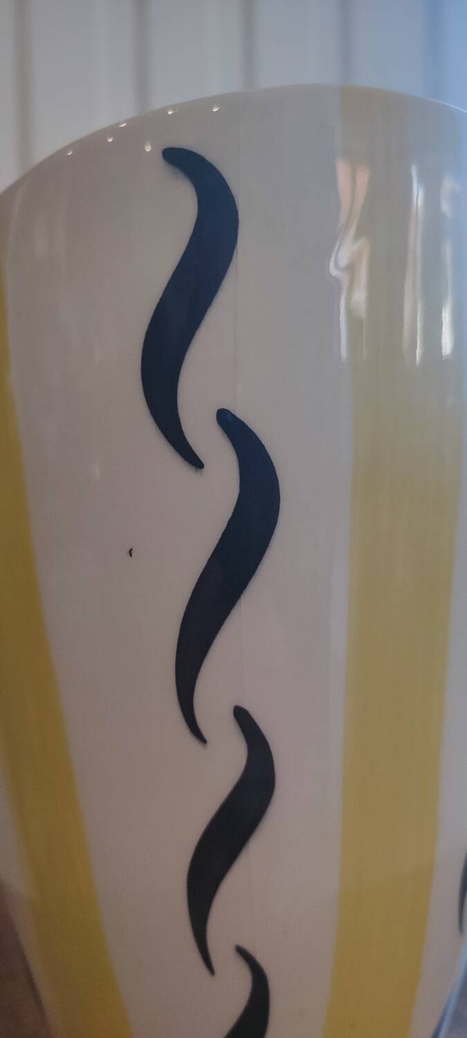 Vase faïence Saint Clément France années 60