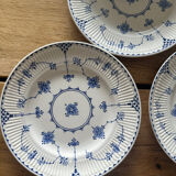 English dessert plates