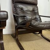 Set of 4 "Siesta" armchairs and ottoman by Ingmar Relling