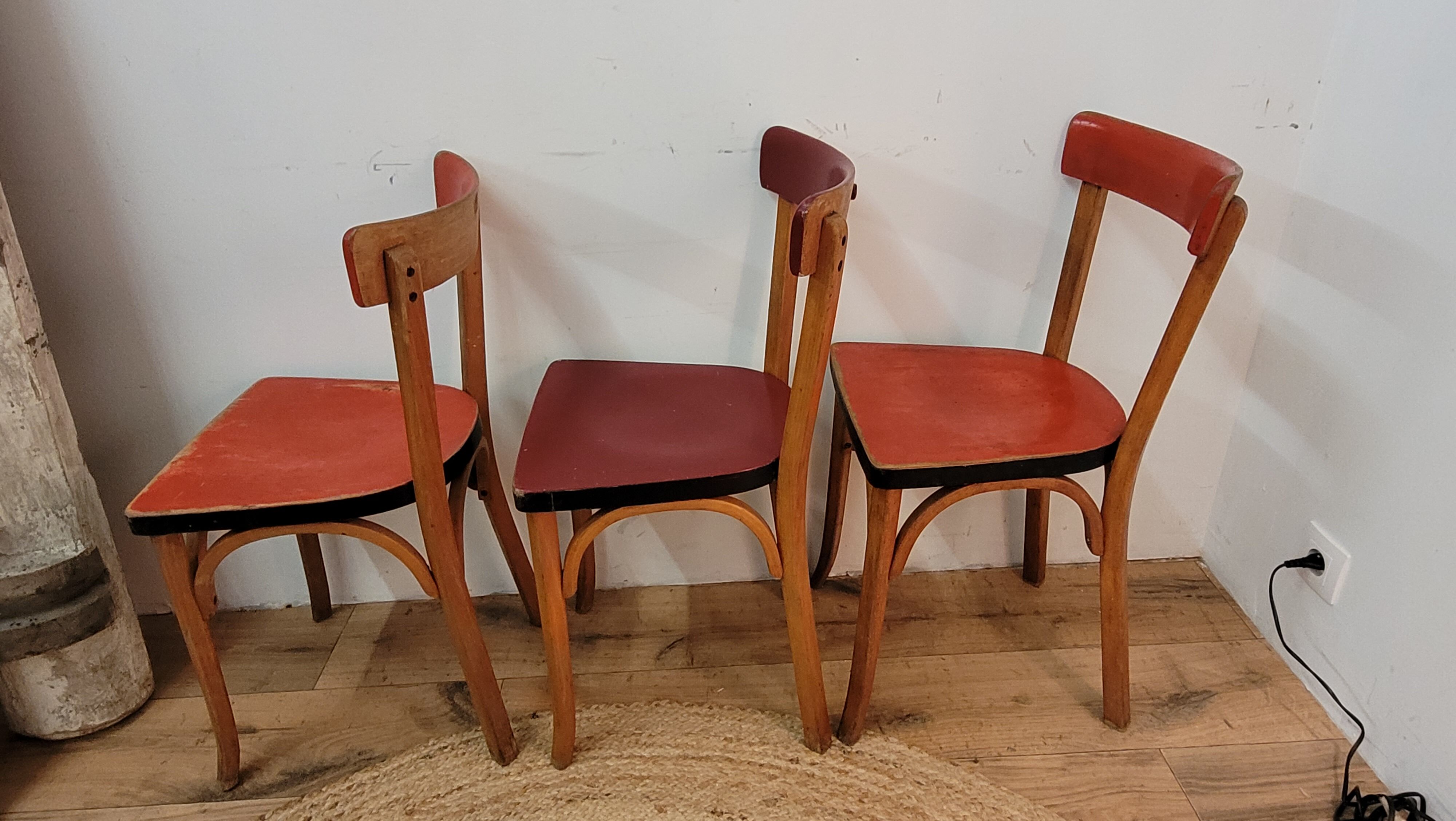 3 Baumann chairs