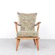 Swedish vintage lounge chair, 1950s