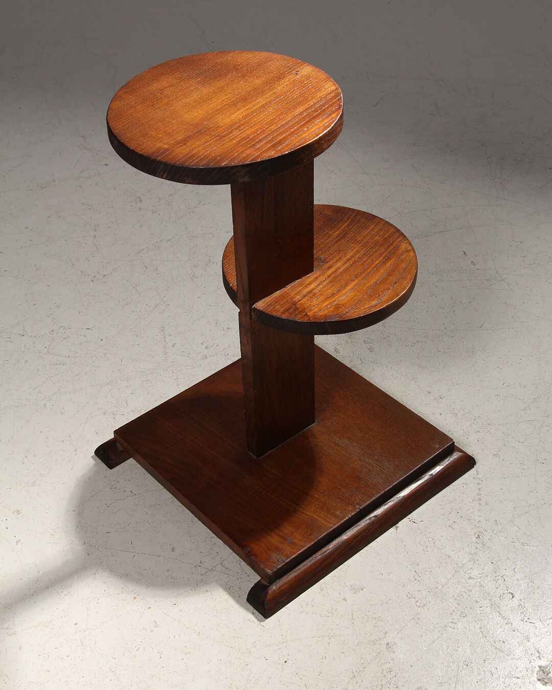 Guéridon Art Deco chêne