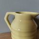 Vintage yellow milk jug pitcher carafe onnaing made in France