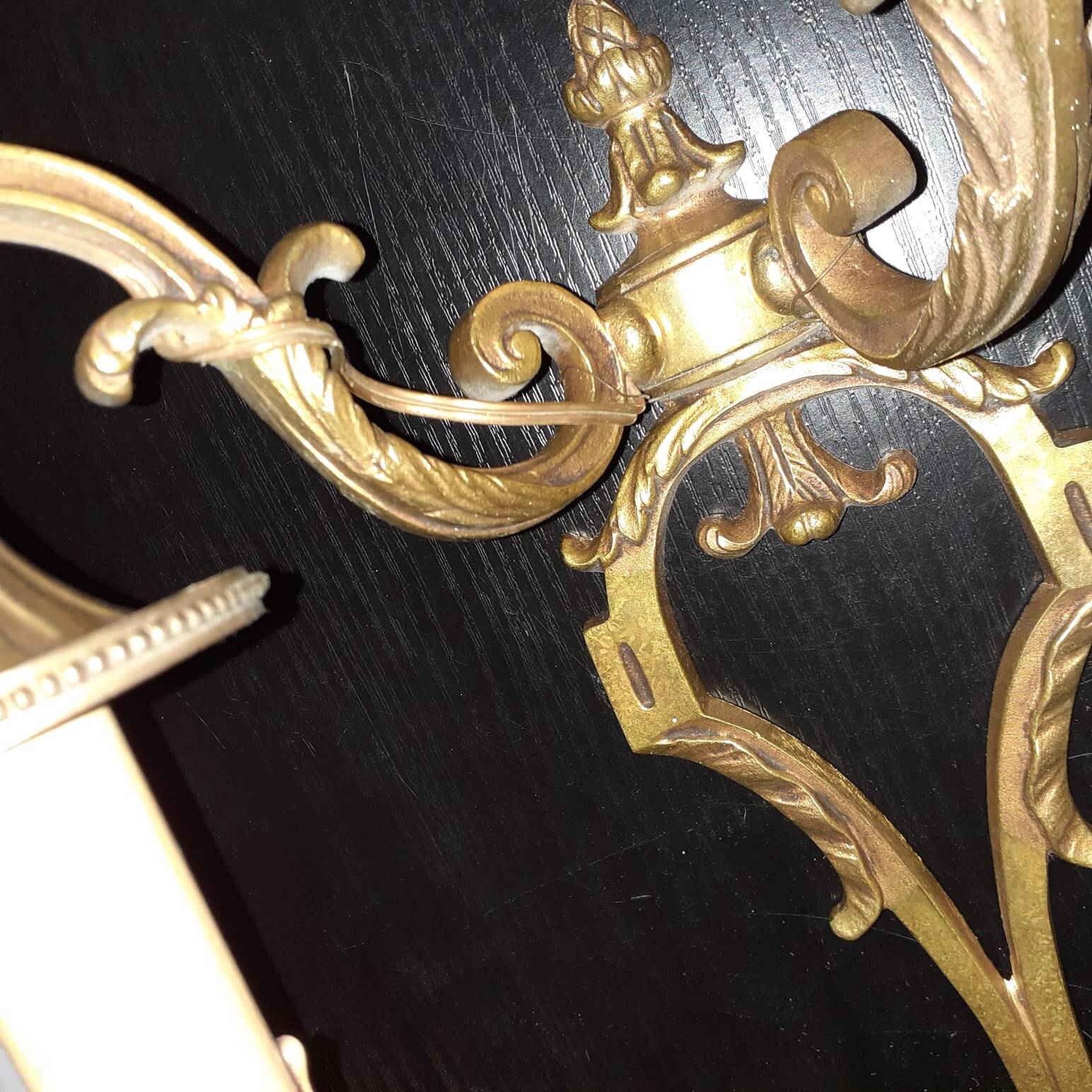 Pair of regency style wall lights