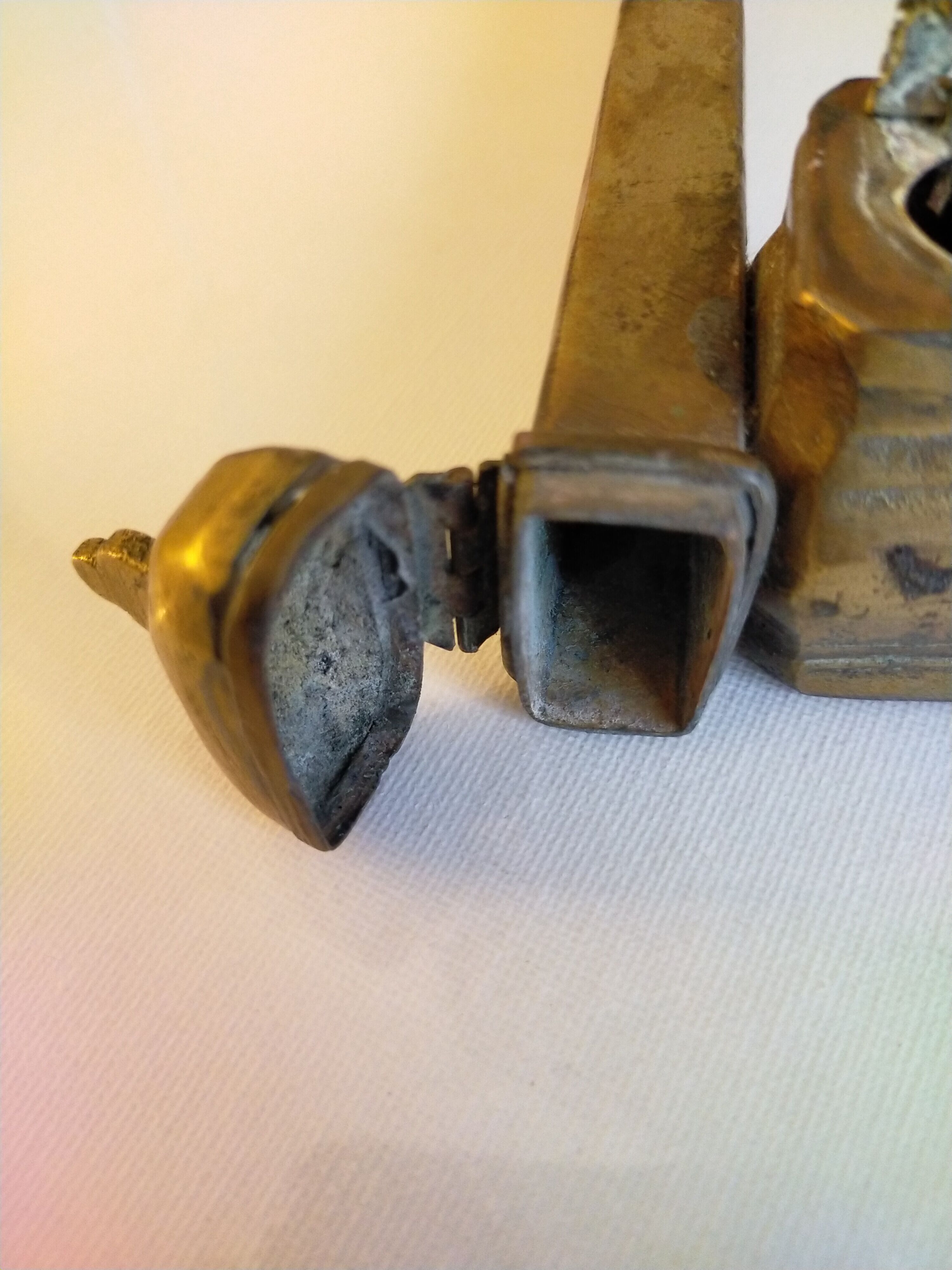 Brass case for writing