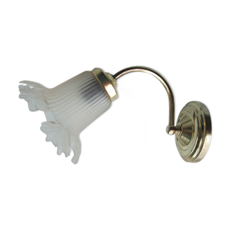 Grey tulip wall wall light