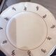 Lot de 7 assiettes et un plat Diguoin