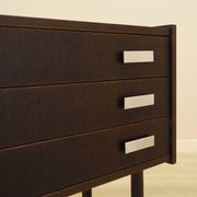 Danish oak veneer chest of drawers, 1980s