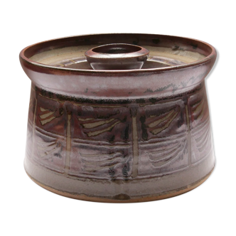 Stoneware box - David Eeles - Shepherds Well Pottery - 1970's/1980's