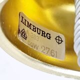 Pair Of Mid Century Glass Ceiling Lights Or Wall Lamps From Limburg, 1960s