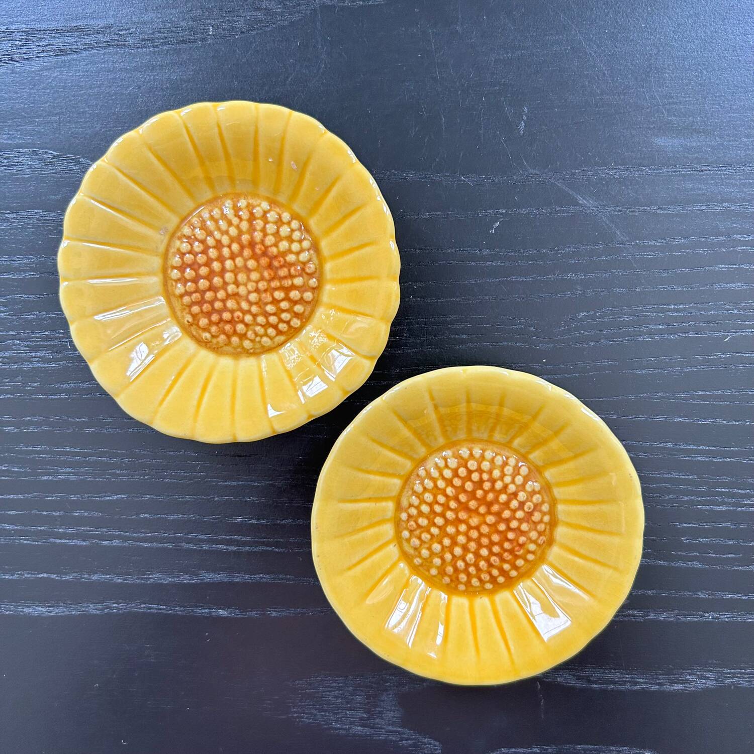 Pairs of sunflower cups