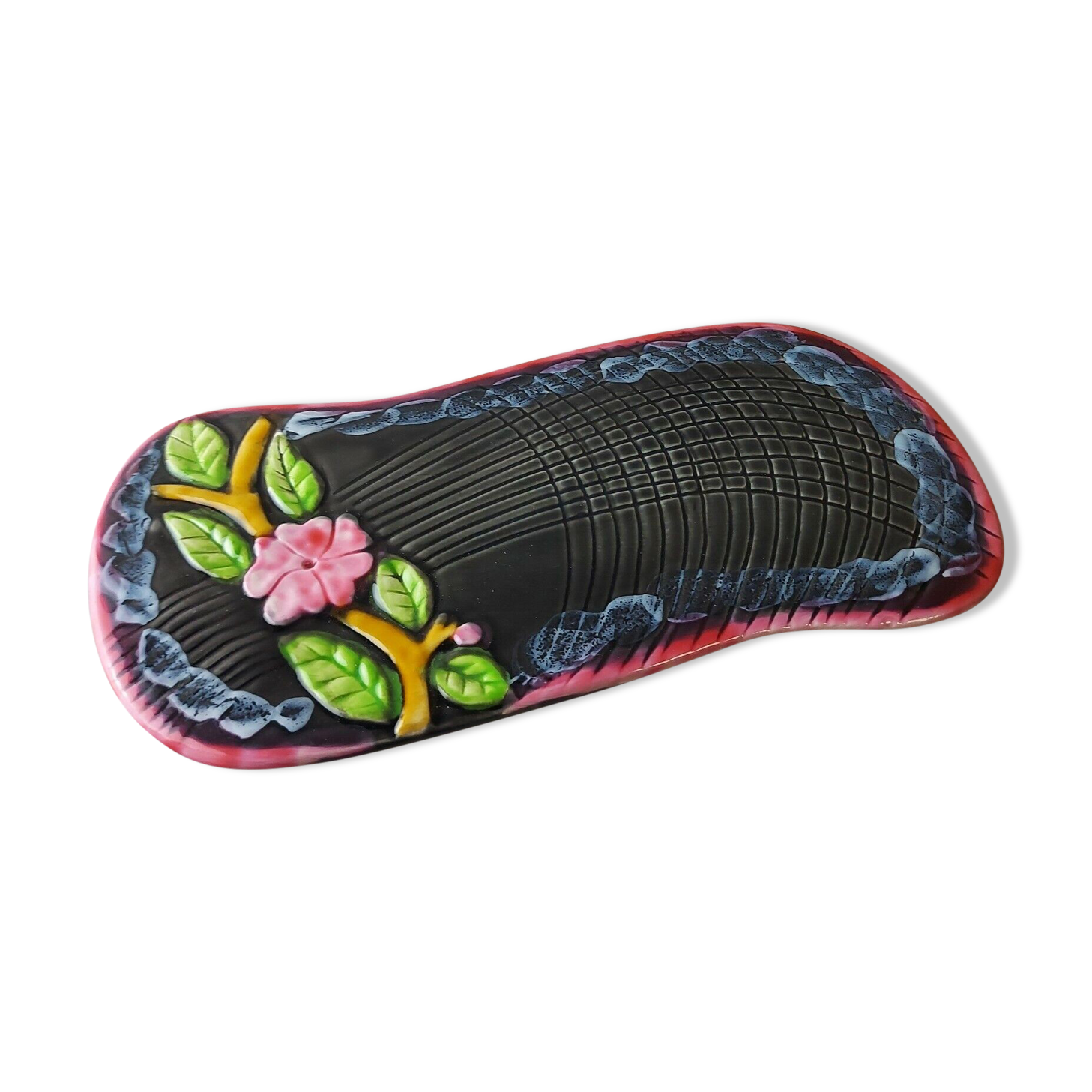 Table mat, ceramics from Vallauris, vintage