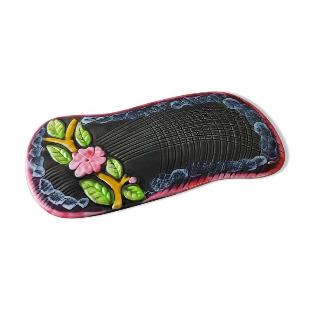 Dessous De Plat Céramique Coloré Vintage - 22 X 17.5 Cm, Multicouleur