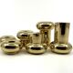 6 small brass candlesticks • Landskrona Mässing • Sweden • Circa 1978