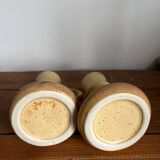 Stoneware candle holders