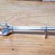 Christofle silver metal 3-claw sugar tongs , Gallia model