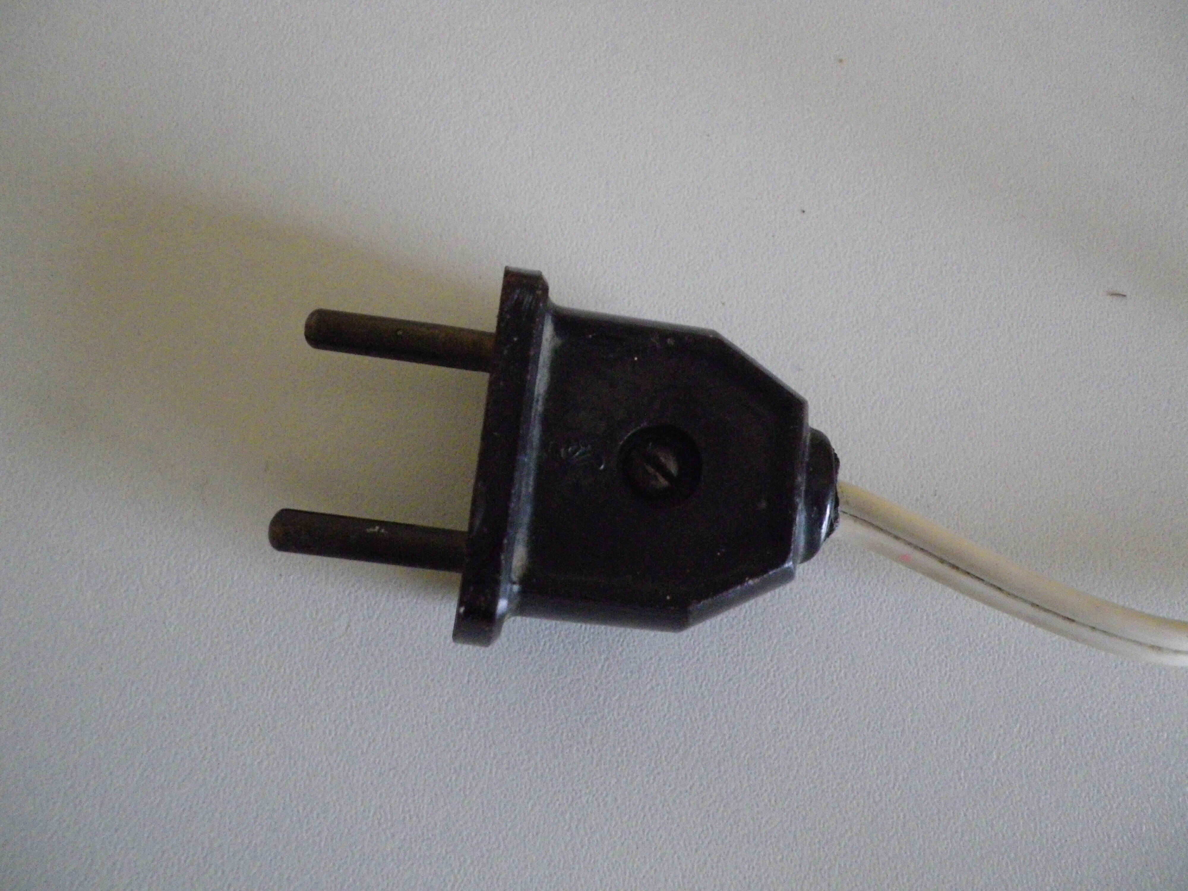 Electric wall clock in formica - 1950s