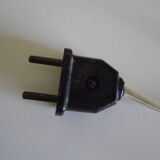 Electric wall clock in formica - 1950s