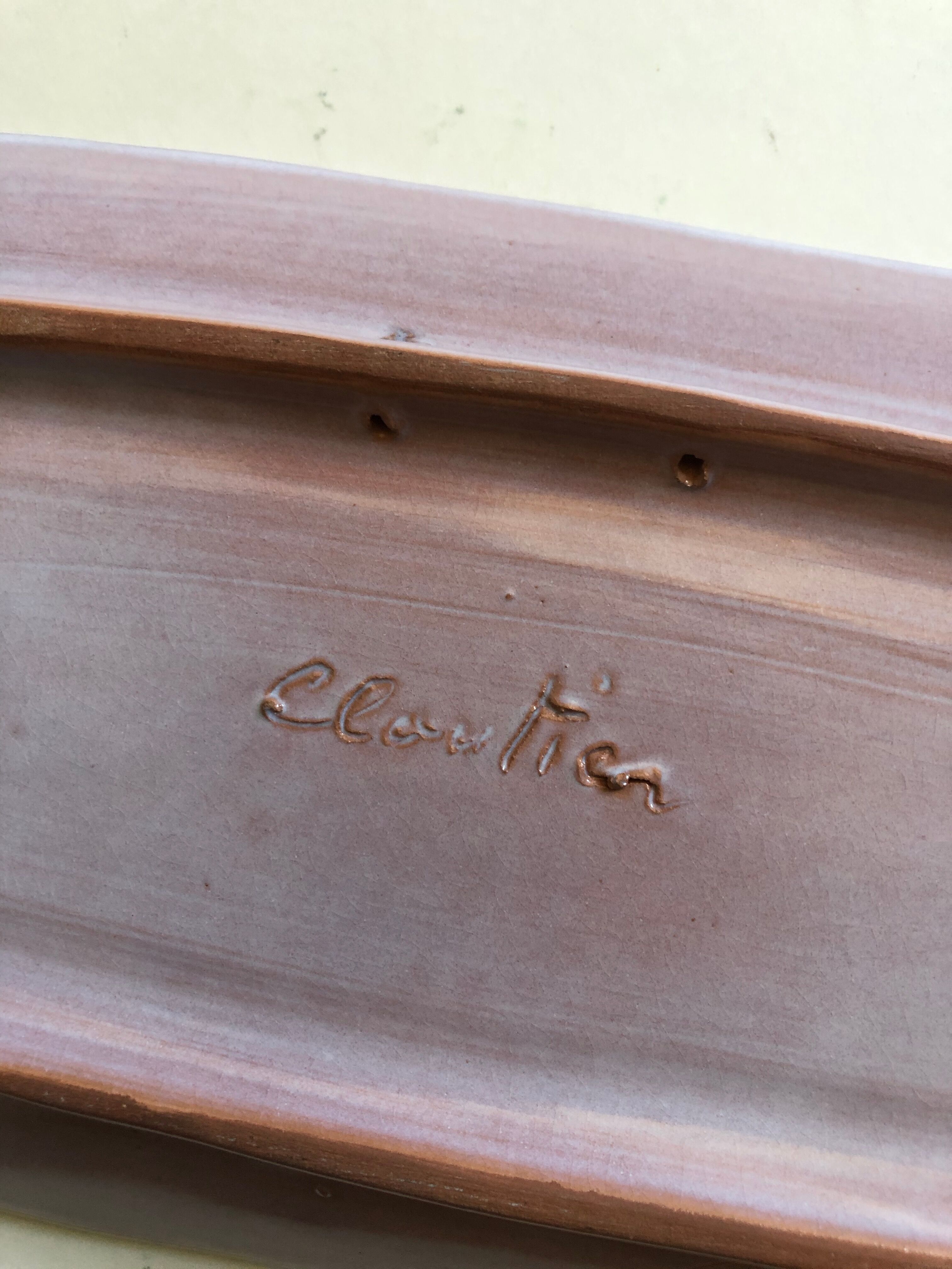 Vintage ceramic catchall from the Cloutier brothers - 1950