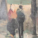 19th-century oil painting – City gate of Harderwijk, The Netherlands