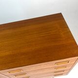 Danish Teak Sideboard Dresser Chest of Drawer by Poul Hundevad - 1960s Design Mid-Century