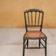 Napoleon III wooden and canning chair, 1920s