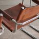 MG5 dining chairs in cognac leather and chrome by Mart Stam & Marcel Breuer, 1960s