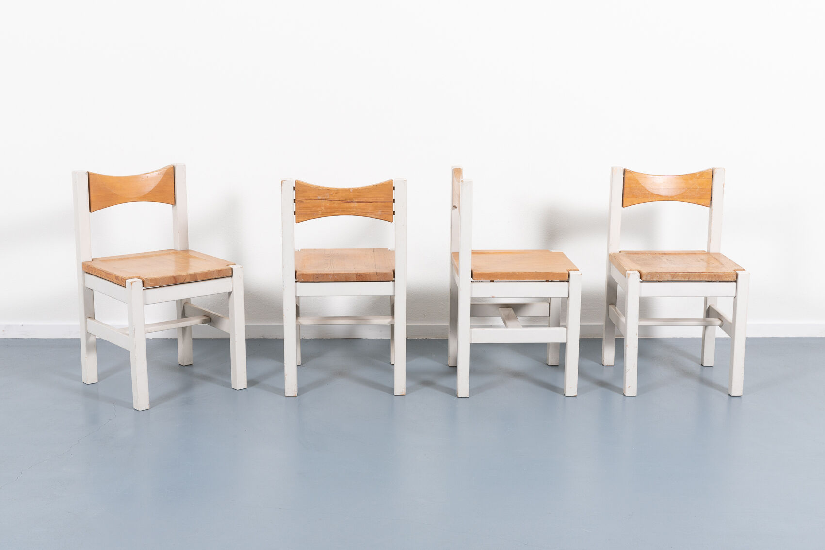Set of 4 chairs Ilmari Tapiovaara Hongisto by Laukaan Puu 1960