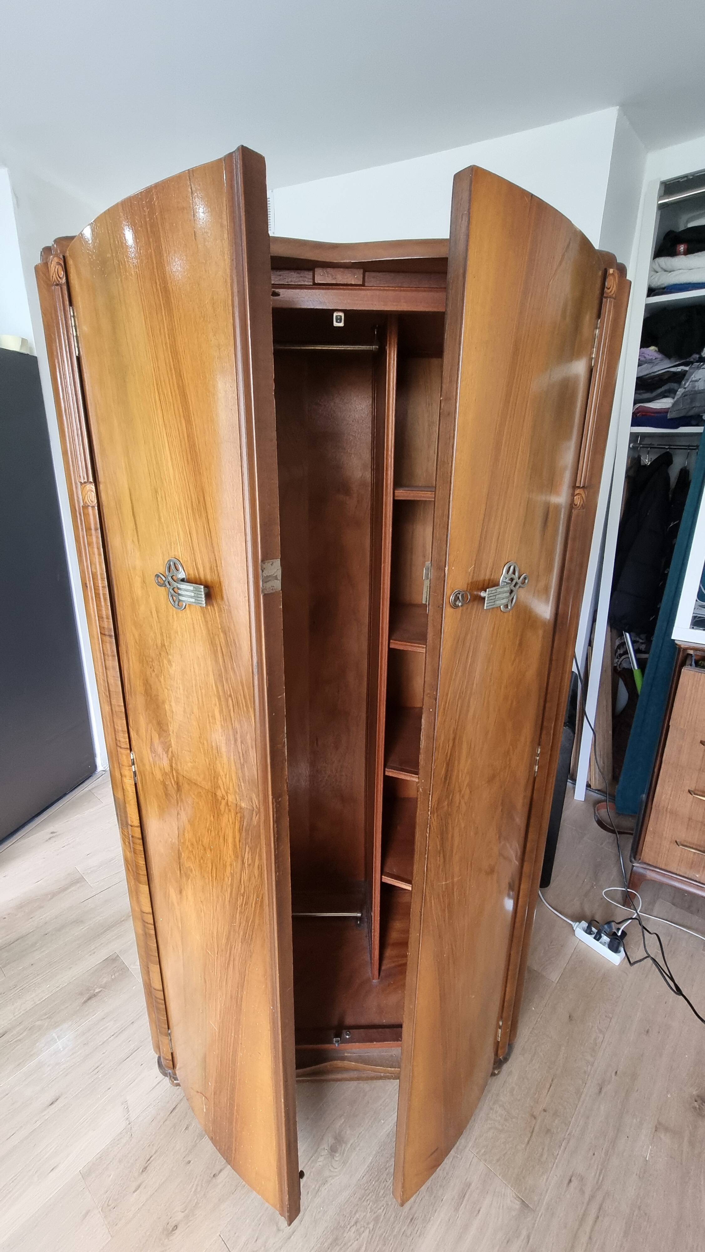 Two-door oak cupboard by Cws Cabinet Factory Enfield