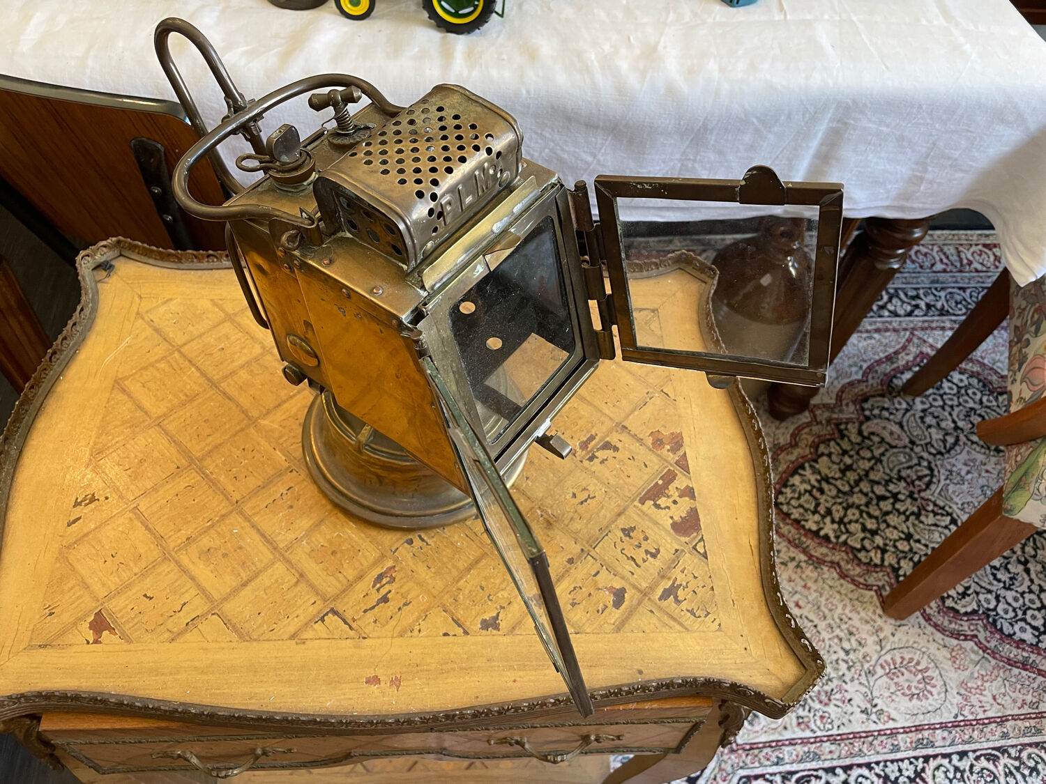 Lamp lantern vintage SNCF railwayman