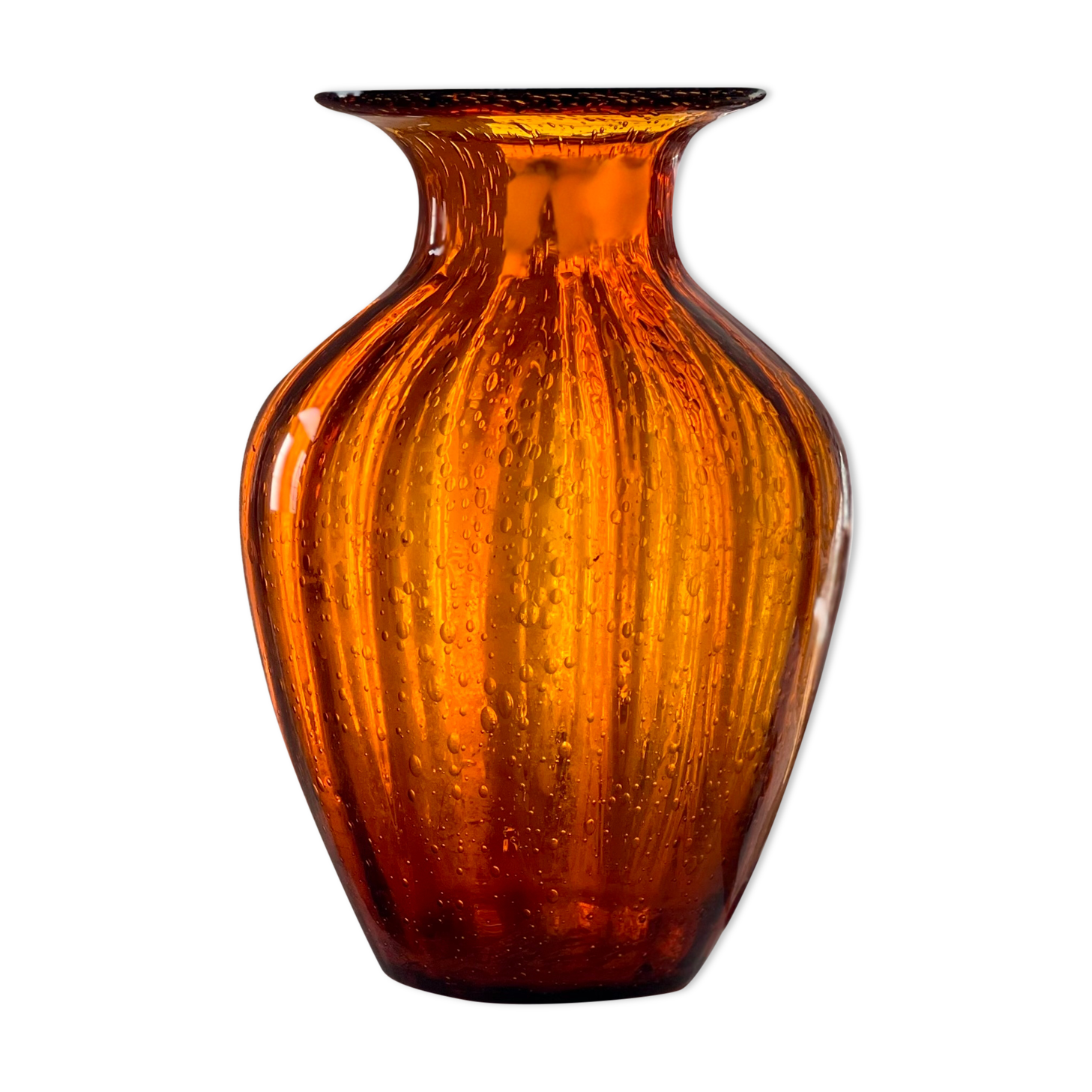 Amber vase 1970
